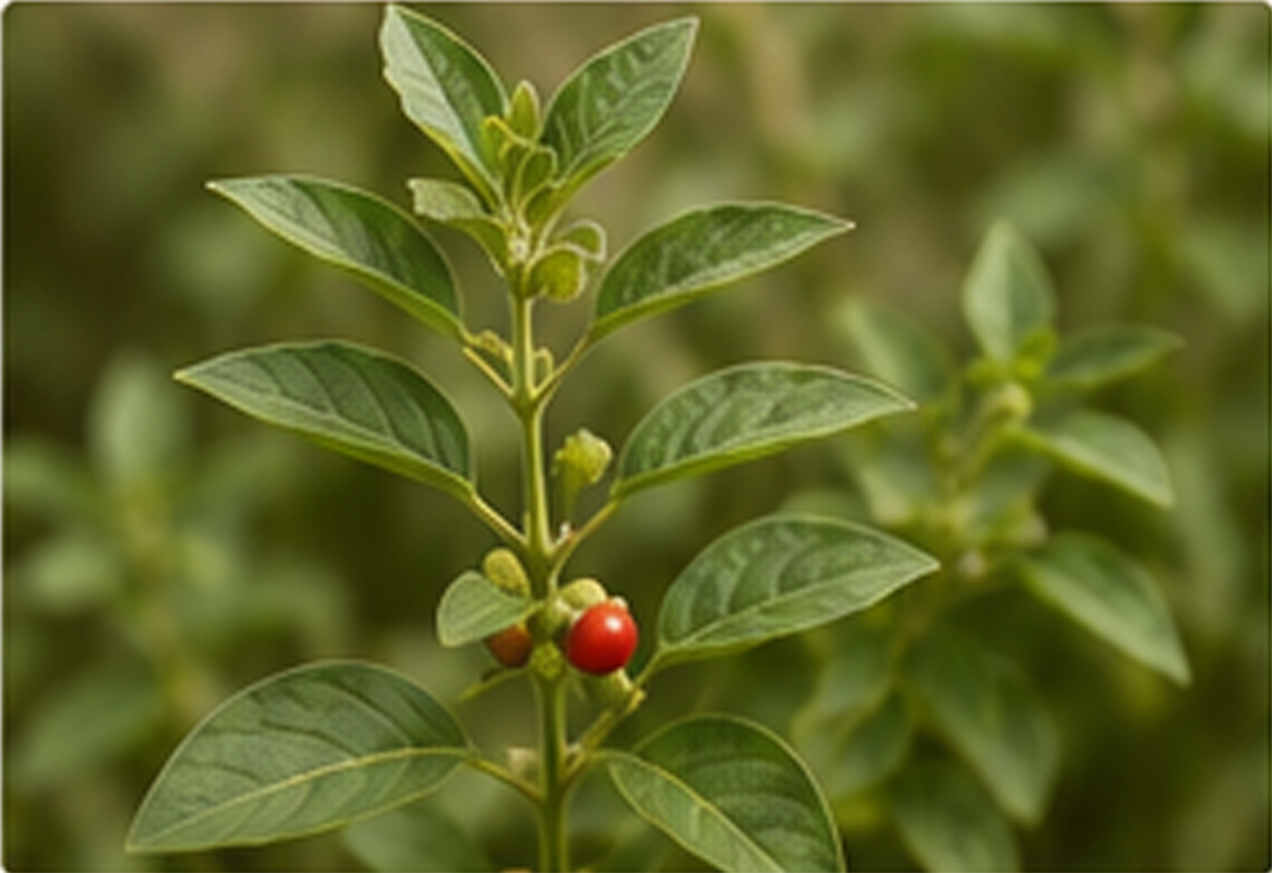 Fresh herbal plants